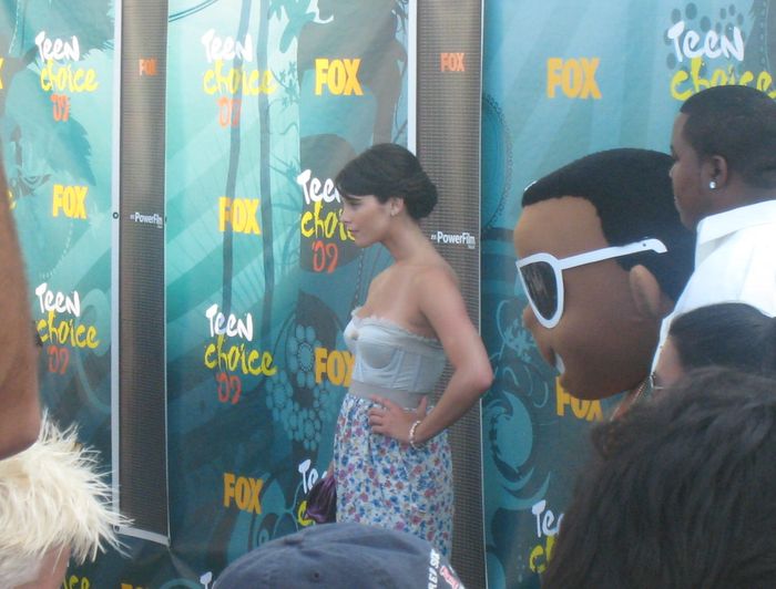 Ashley Greene at the Fox Teen Choice Awards — with Joseph Heilner of CatalysCo