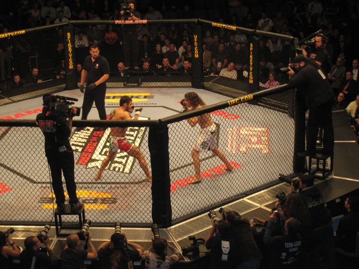 At the UFC on Spike TV — with Joseph Heilner of CatalysCo