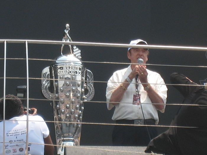 Jim Nabors at the 2010 Indy 500 — with Joseph Heilner of CatalysCo