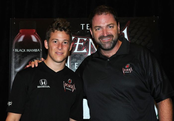 Marco Andretti at the Indy 500 — with Joseph Heilner of CatalysCo